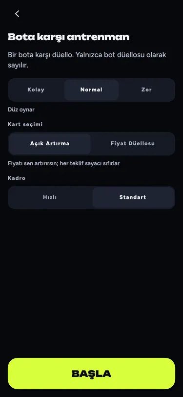 Practice against a bot