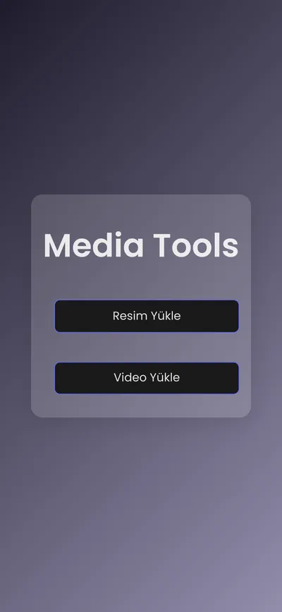Media Tools on a phone