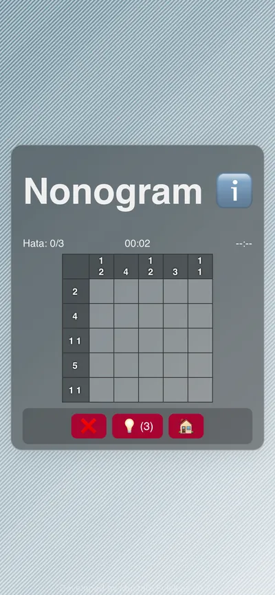 Nonogram on a phone